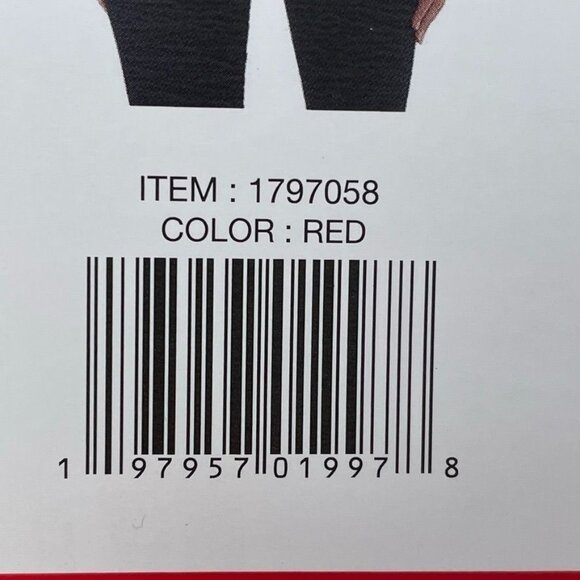 Anne Klein Red Quilted Jacket Medium Polyester Full Snap Front d0455 - Picture 5 of 11